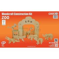 Preview Zoo Set Woodcraft Construction Kit