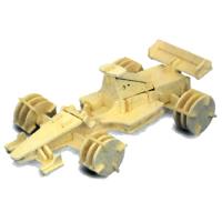 Preview Open Wheel Racing Car Woodcraft Construction Kit