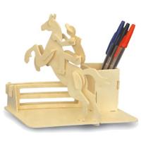 Preview Horse Riding Pen Holder Woodcraft Construction Kit