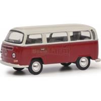 Preview Volkswagen T2 Bus - Maroon/White