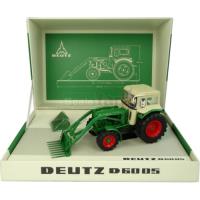 Preview Deutz D6005 4WD Tractor with Frontloader and Cab (1967) Box Set with Two Loader Attachments