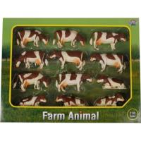 Preview Brown and White Cows (Pack of 12)