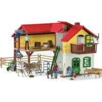 Preview Large Farm House with Farmers, Animals and Accessories