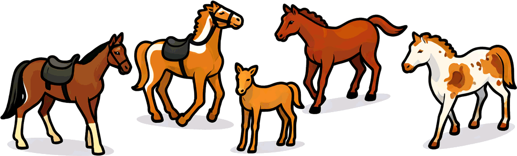 Horse group sets