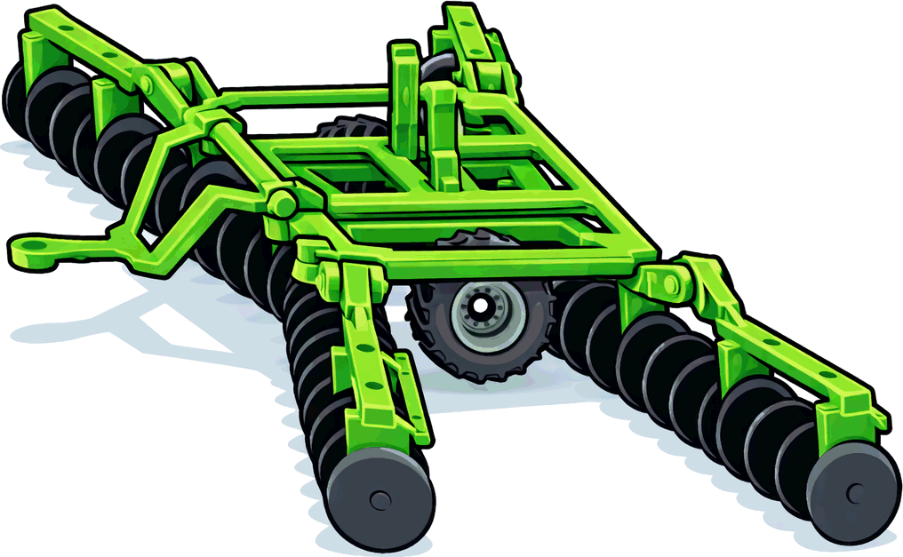 Harrows and cultivators