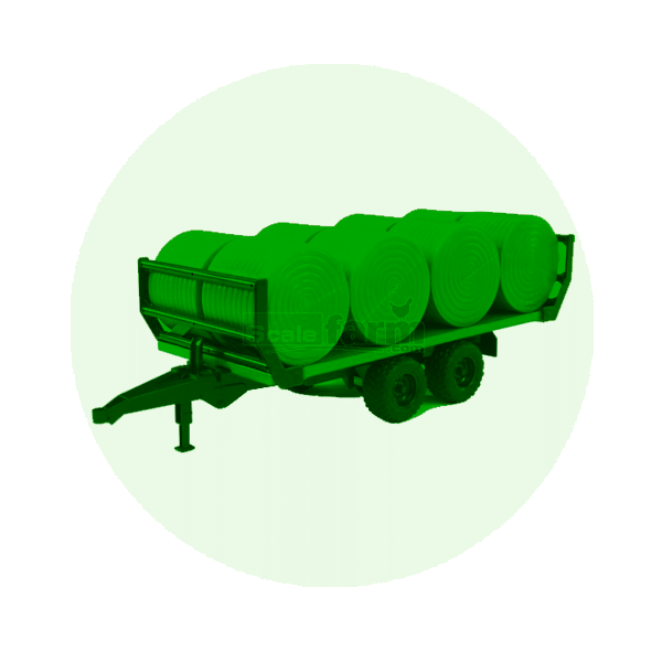 Bale and hay trailers
