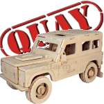 Quay Woodcraft Vehicles Construction Kits