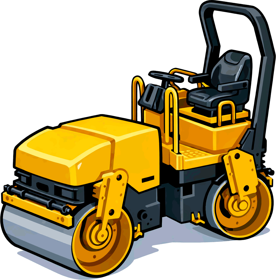 Scale model compactors, rollers & graders