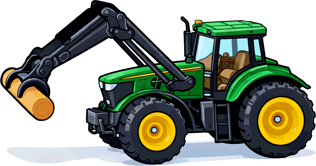 Scale forestry vehicles