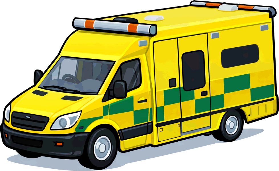 Scale model Ambulance service vehicles