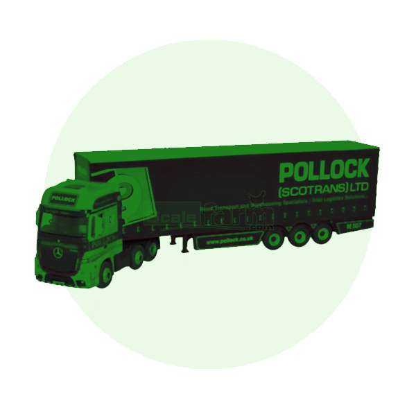 Scale model haulage road vehicles