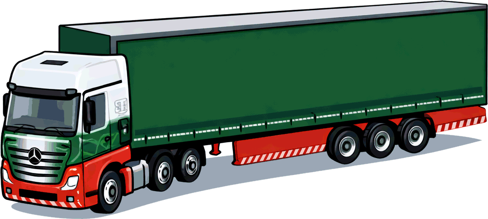 Scale model haulage road vehicles