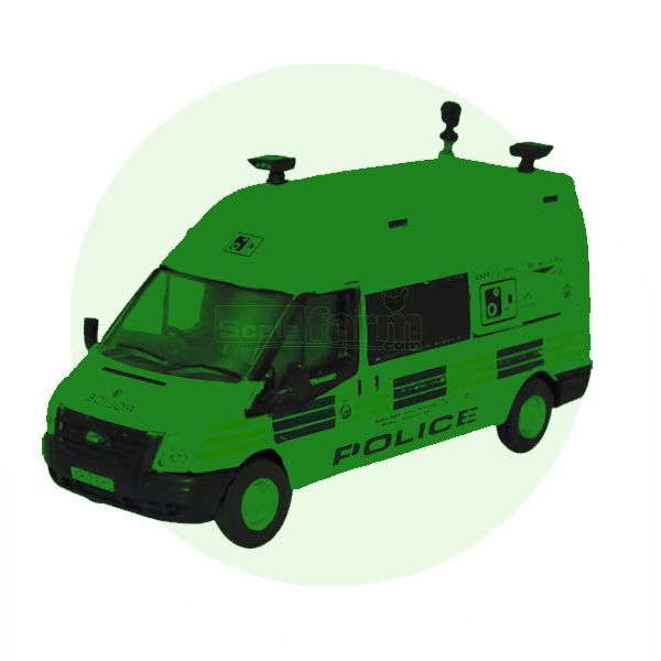 Scale model Police service vehicles
