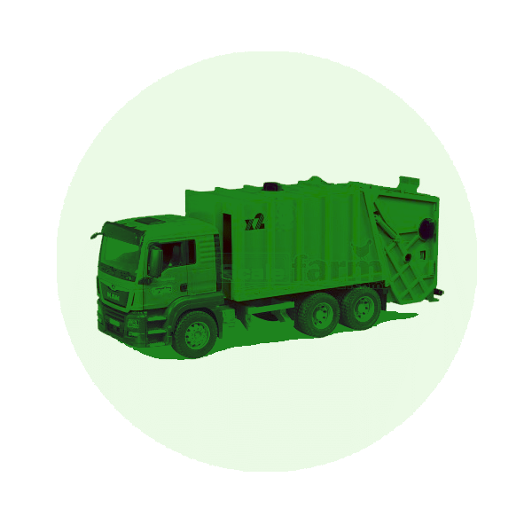 Scale model refuse collection vehicles