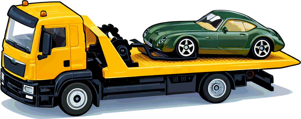 Scale model service vehicles