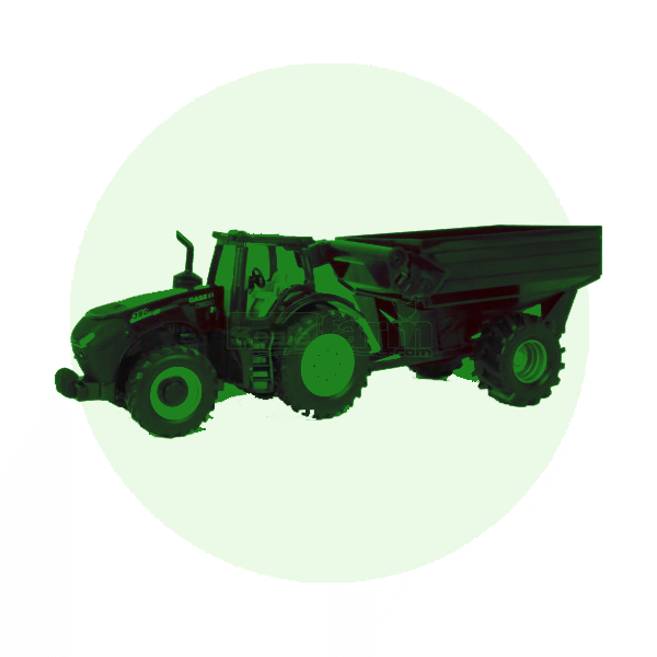 Scale model tractor accessory sets