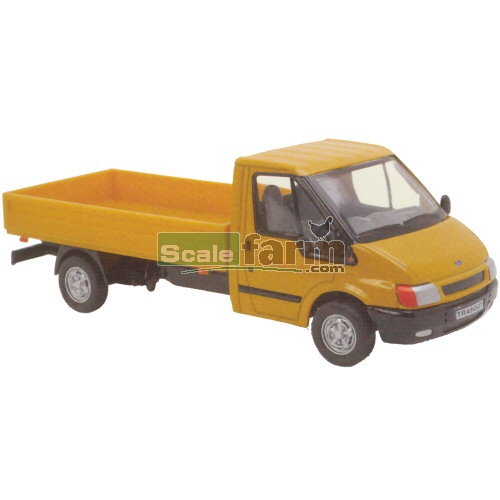 Ford Transit Chassis Cab Float with Load - Yellow