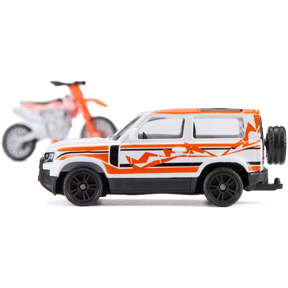 Land Rover Defender with KTM 450 SX-F Motorbike - Image 1