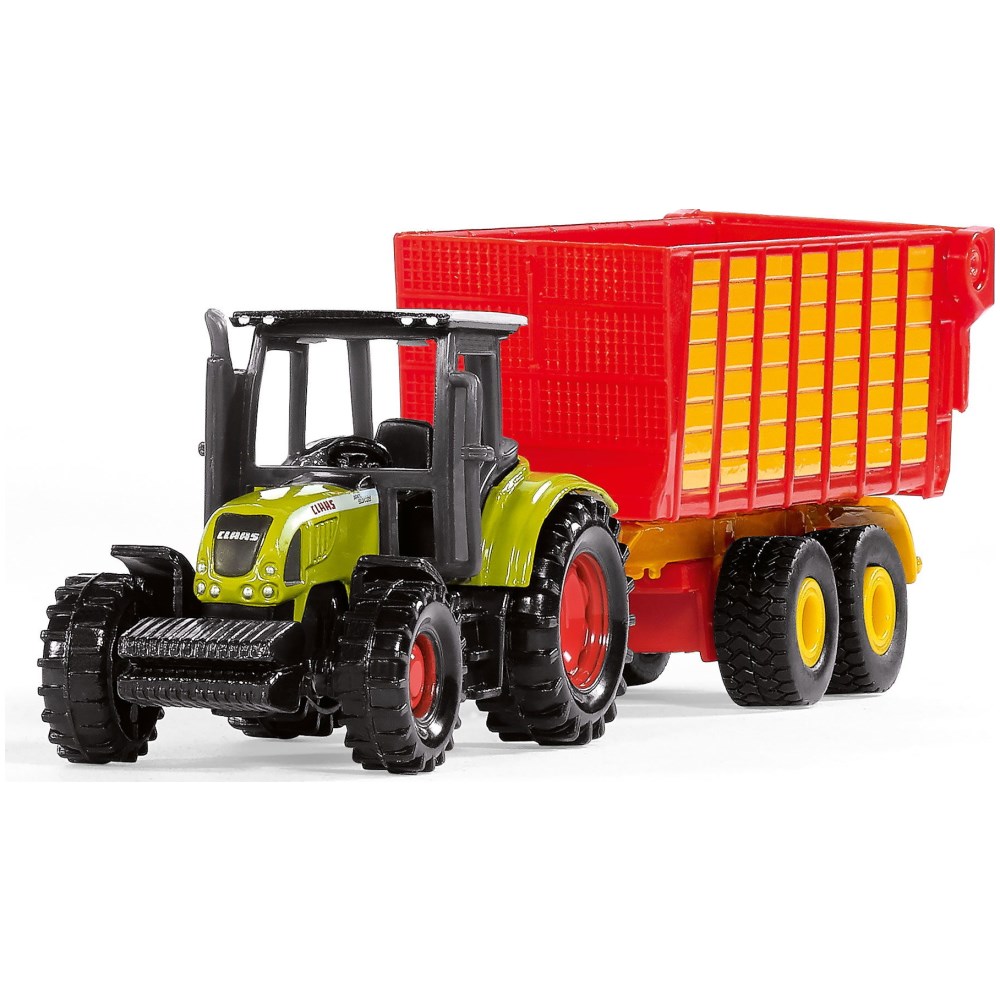 CLAAS Aries Tractor With Silage Trailer - Image 1