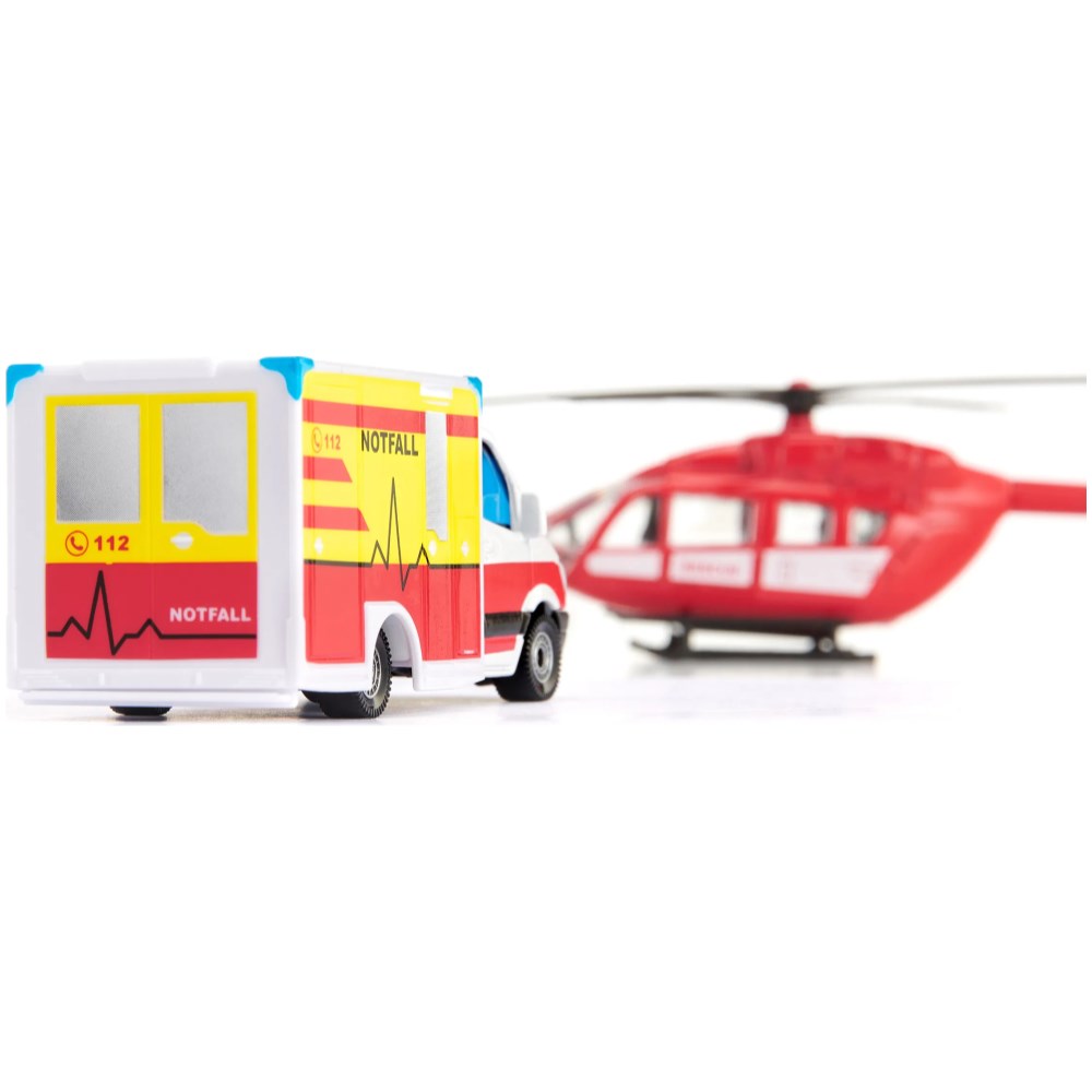 Mercedes Benz Ambulance and Eurocopter EC 145 Helicopter - Image 1