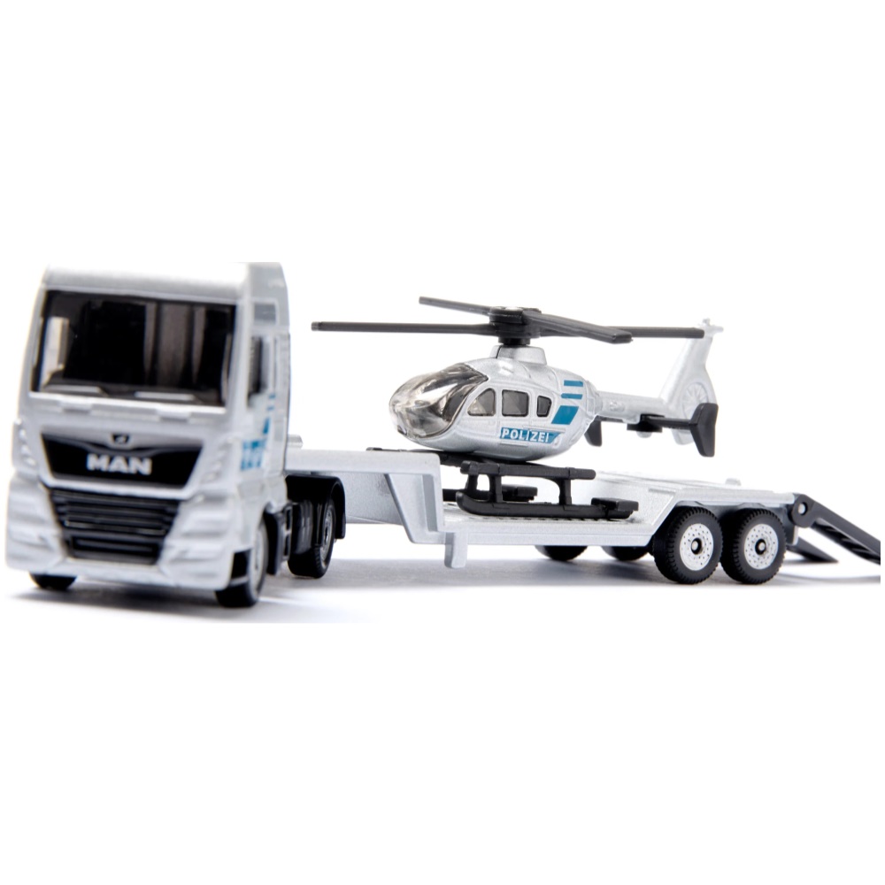 MAN Truck with Trailer and Helicopter - Polizei - Image 4