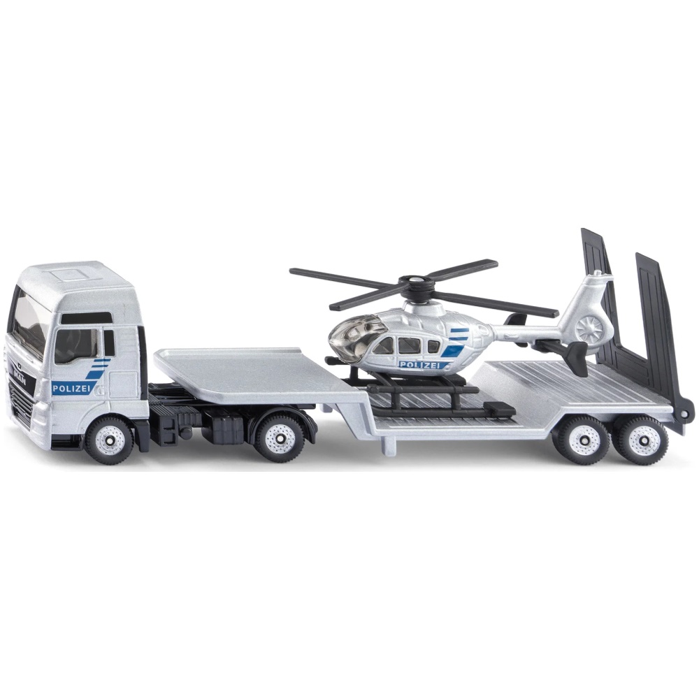 MAN Truck with Trailer and Helicopter - Polizei