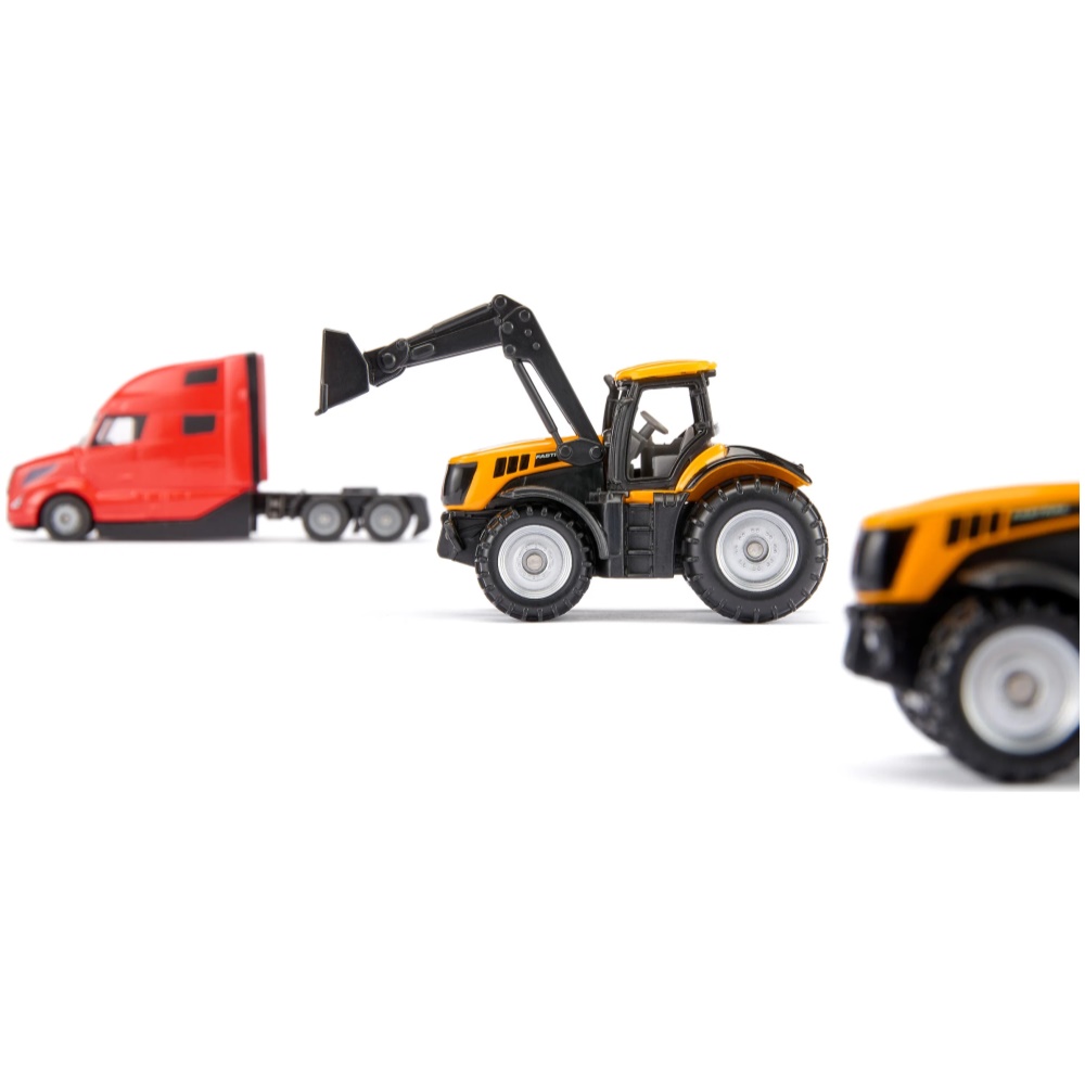 Volvo VNL 860 Truck with Trailer and 2 JCB Tractors - Image 2