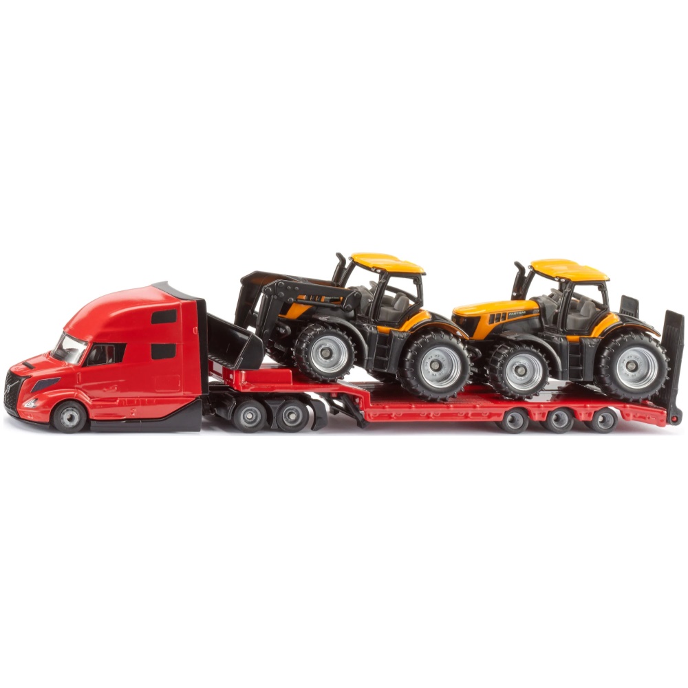 Volvo VNL 860 Truck with Trailer and 2 JCB Tractors