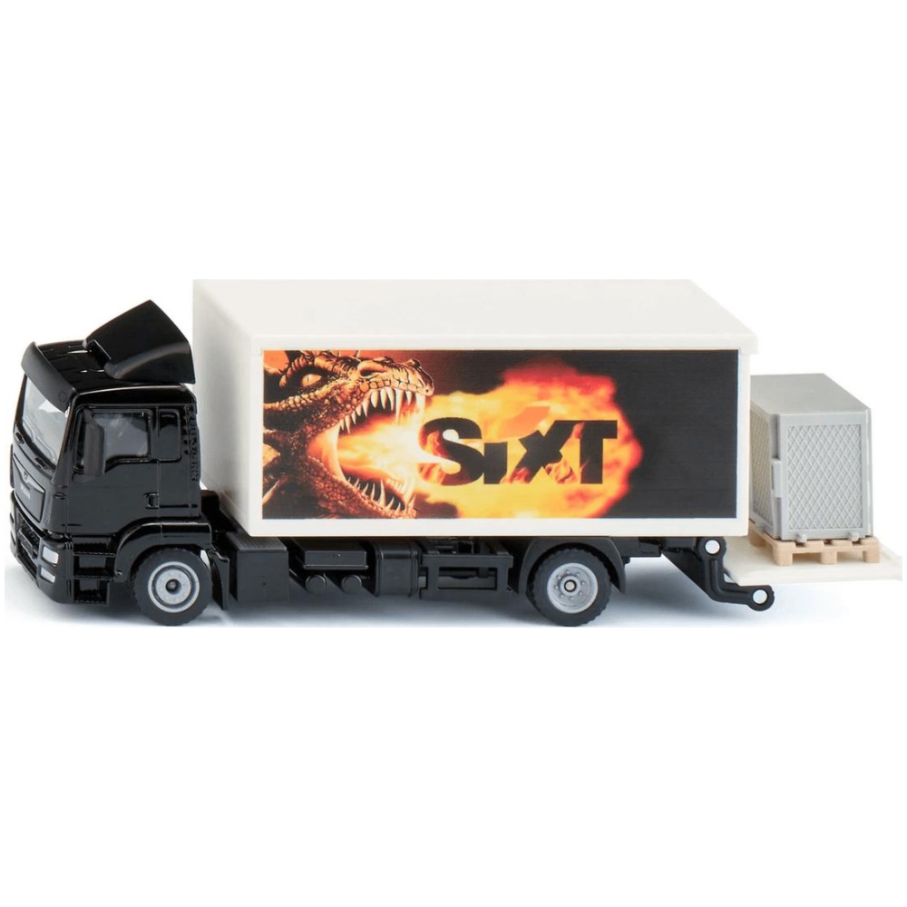 MAN Truck with Box Body, Tail Lift and Grid Box - SIXT