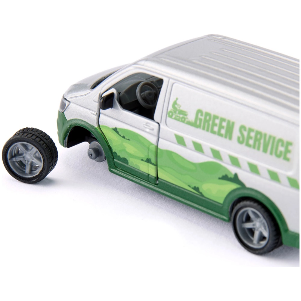 VW T6 with Trailer and Ride-On Mower - Image 2