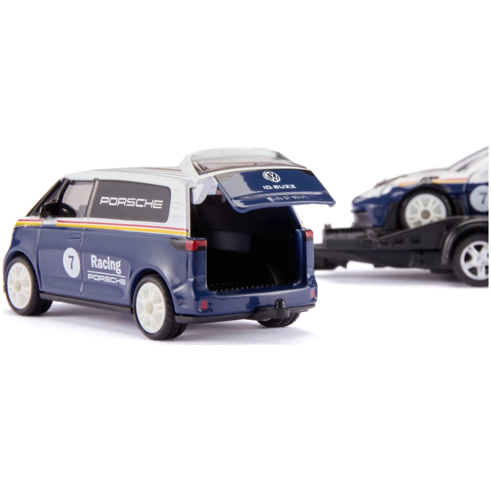 VW ID. Buzz with Trailer and Porsche 911 GT3 RS - Porsche Racing - Image 2