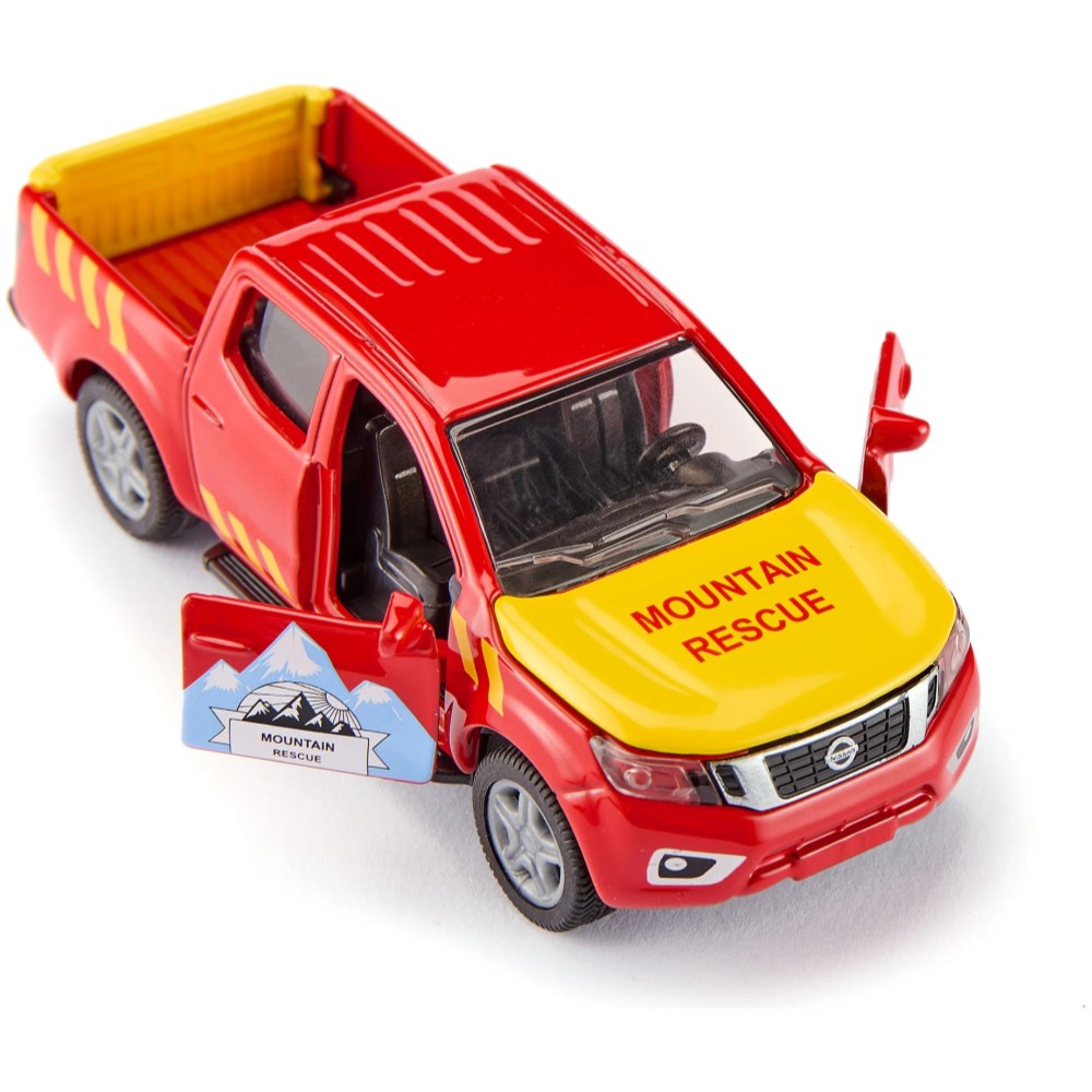Nissan Navara Pickup with Trailer and Helicopter - Mountain Rescue - Image 1