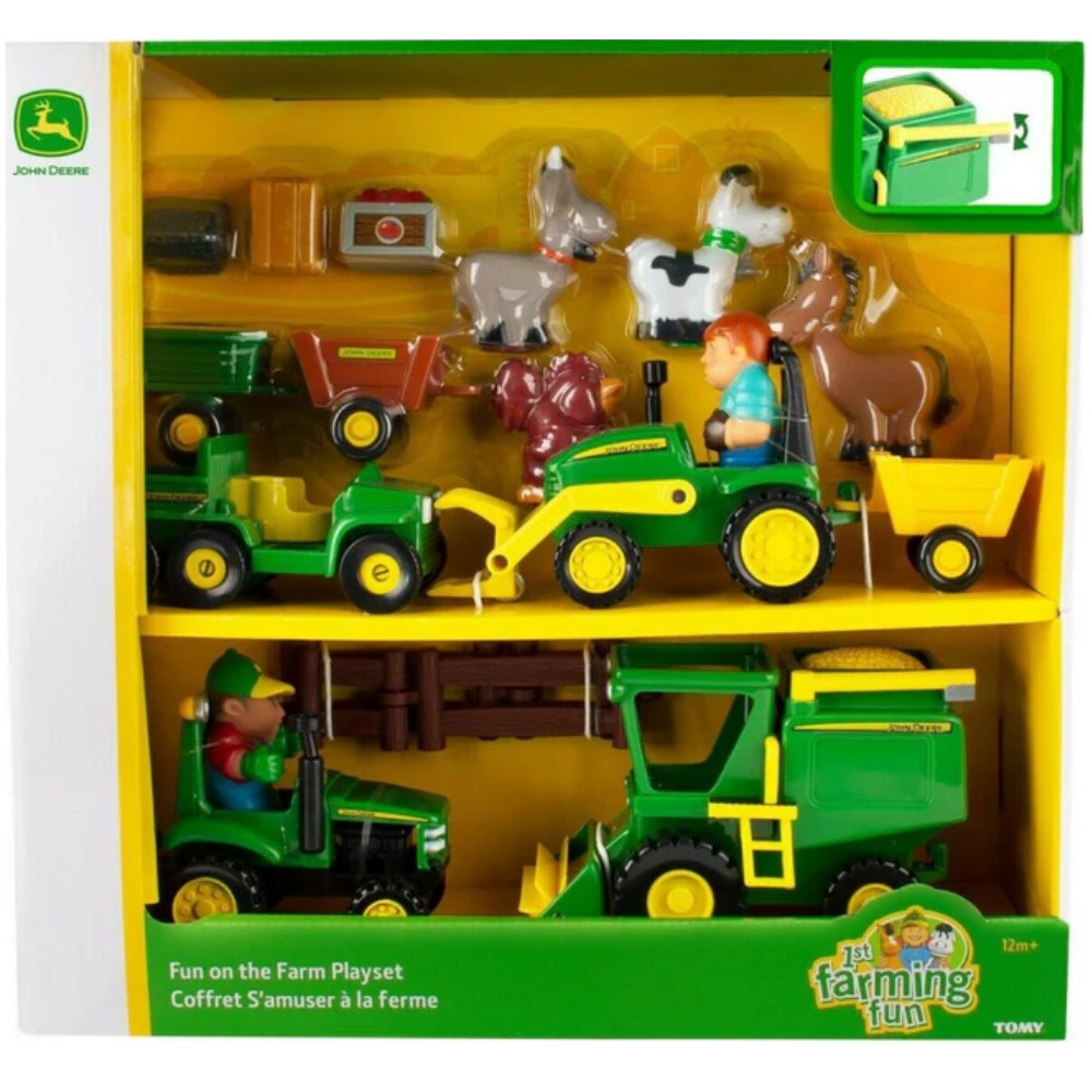 John Deere Fun on the Farm Playset - Image 1
