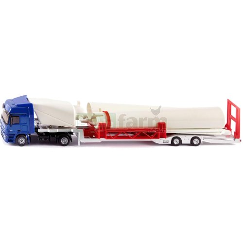 Mercedes Benz Actros Low Loader with Wind Turbine (SIKU 3935)