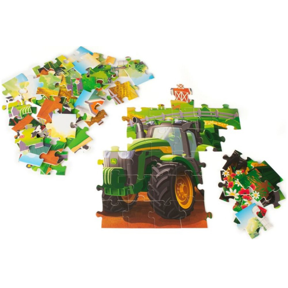 John Deere Farming Scene 70 Piece Puzzle - Image 1