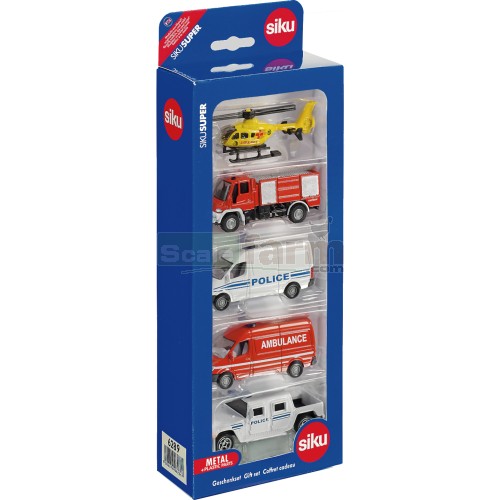 Rescue Vehicles Gift Set