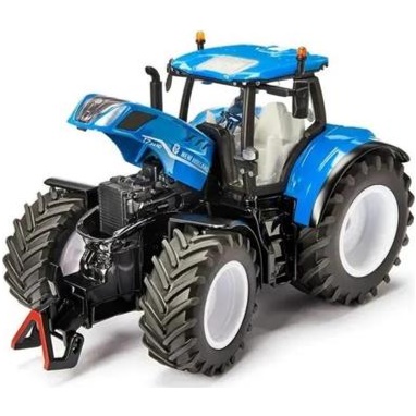 New Holland T7.315 HD Tractor and Trailer with Round Bales - Image 2