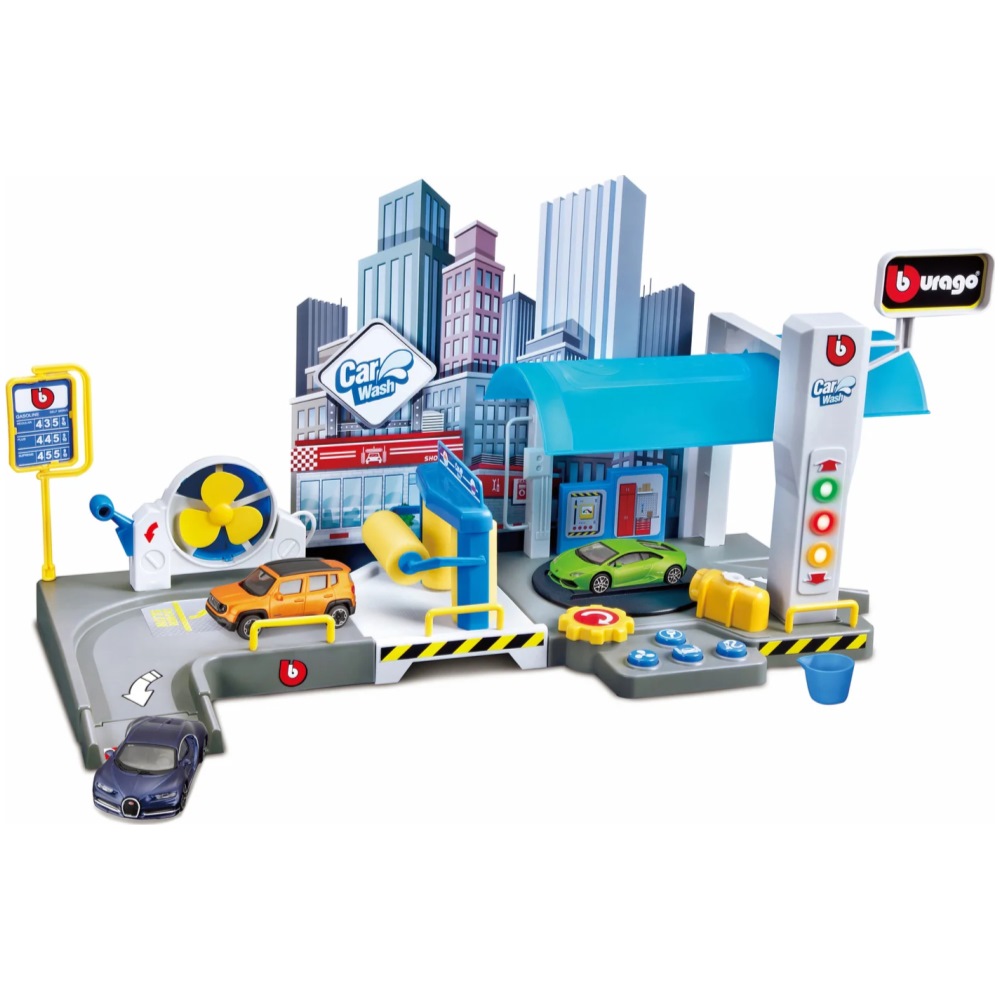 Drive-thru Car Wash Play Set