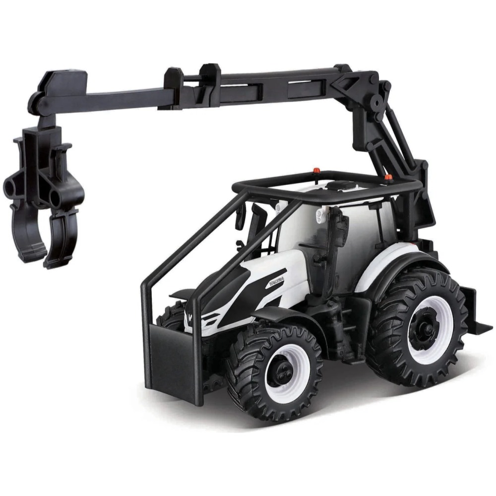 Valtra N174 Tractor with Front Log Loader and 3 Logs