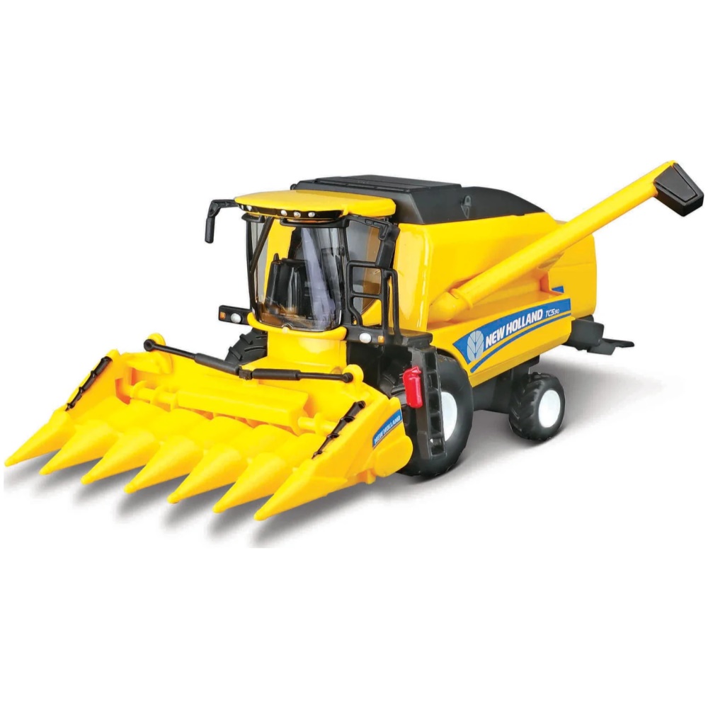 New Holland TC5.90 Combine Harvester with Maize Header