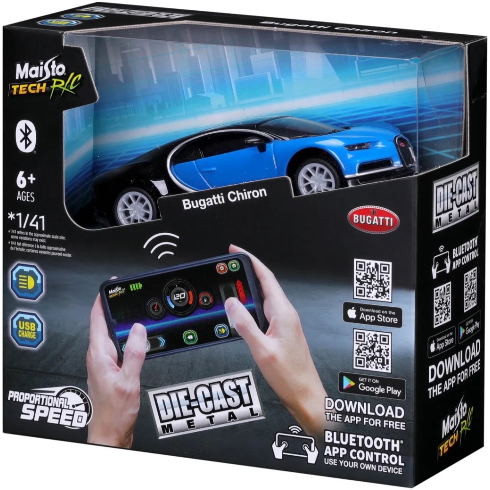 Bugatti Chiron RC Car (Bluetooth App Control) - Image 1