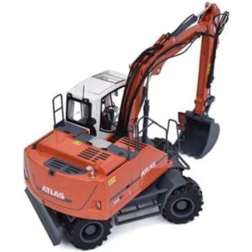Atlas 185W Wheeled Excavator Classic with Nokian Tyres and Standard Atlas Bucket - Image 1