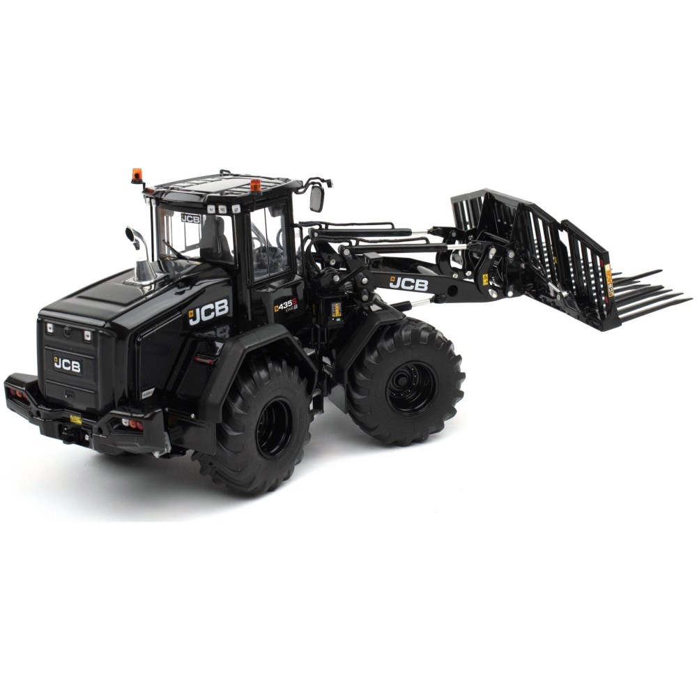 JCB 435S Stage V Wheel Loader with Grass Fork - Image 1