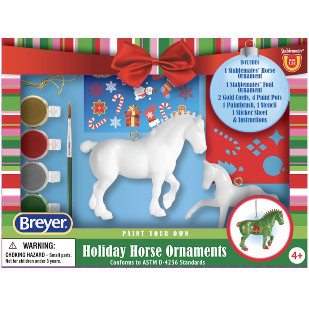 Paint Your Own Horse - 2024 Ornament Craft Kit - Image 1