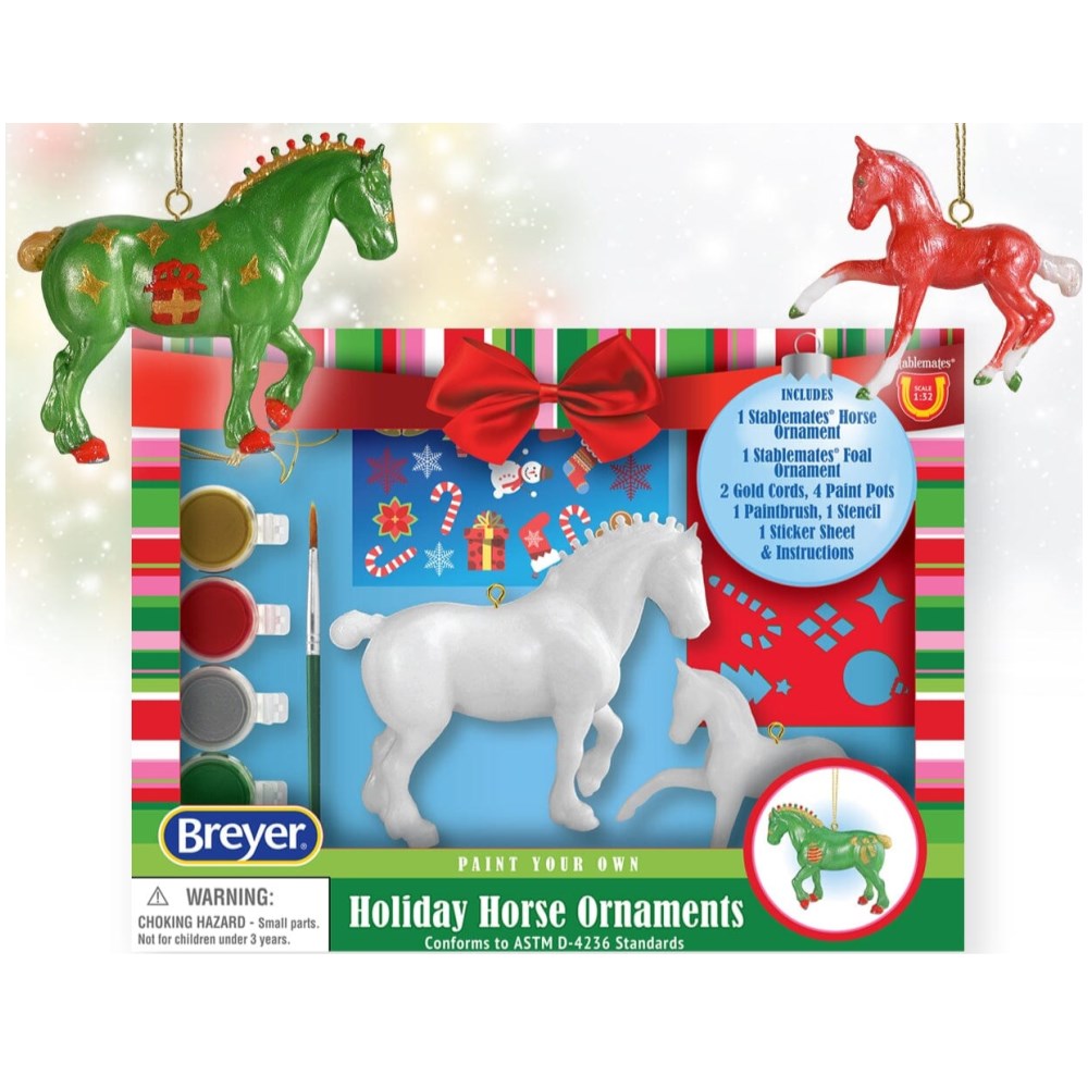 Paint Your Own Horse - 2024 Ornament Craft Kit