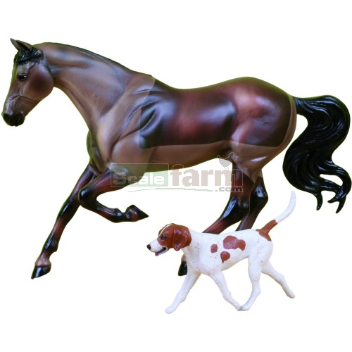 Hunting Gift Set (Horse with Hound)