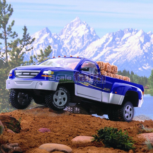 Dually Round Up Pickup Truck - Blue
