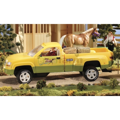 Dually Round Up Pick Up Truck - Green