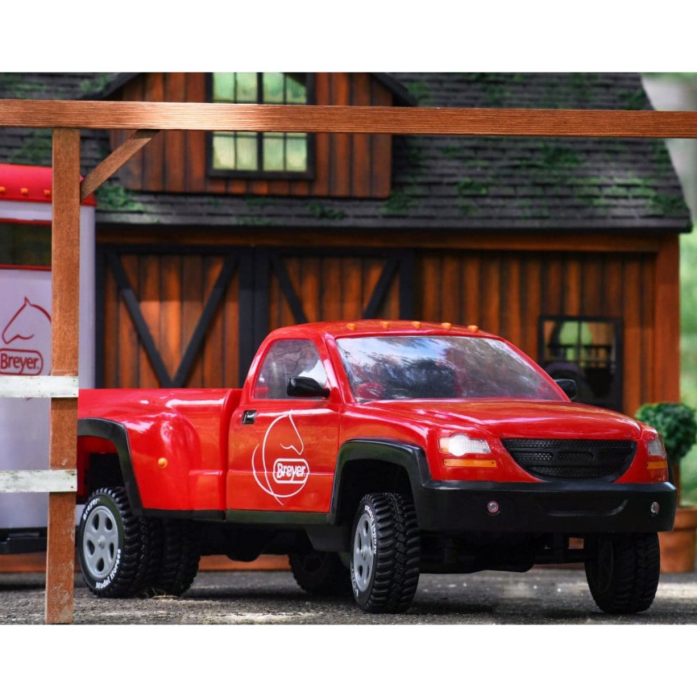 Dually Pick Up Truck - Red - Image 1