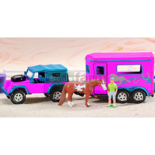 Mini Whinnies Adventure Truck & Two Horse Trailer